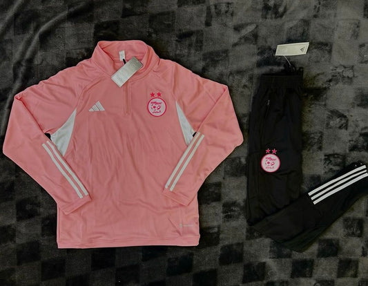 Algeria Zipped Tracksuit Pink/Black 2024-2025