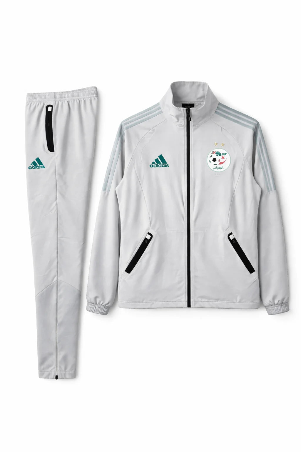Algeria Zipped Tracksuit Grey 2026-27