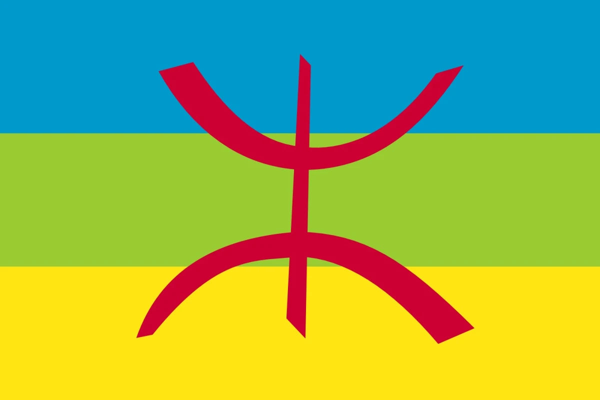 Amazigh/Kabyle Flag 90 x 150 cm Polyester