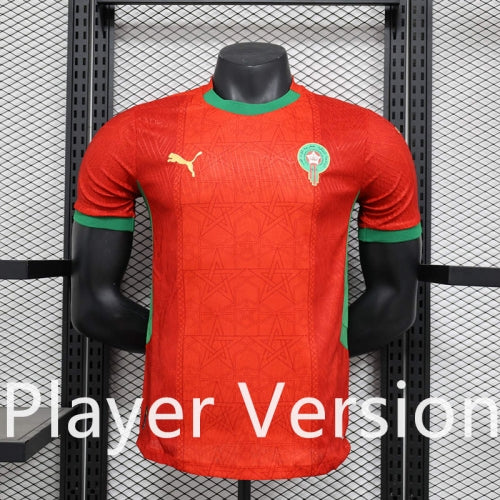 Kreatives Bild zu Morocco 2025 Home Jersey – North African Jerseys Foto zu Morocco 2025 Home Jersey – North African Jerseys