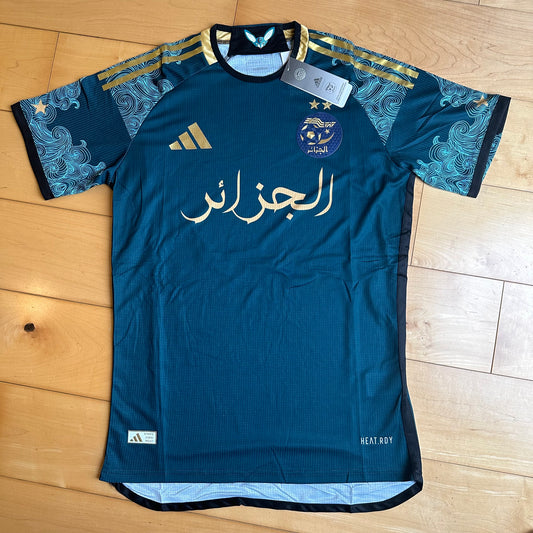 ALGERIA 2025 GREEN & GOLD SPECIAL JERSEY (Player version)
