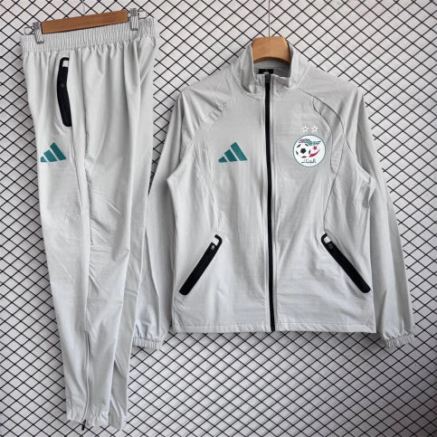 Algeria Zipped Tracksuit Grey 2026-27