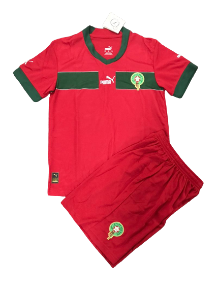MOROCCO 22/23 HOME KIT (YOUTH) (READ NOTE)